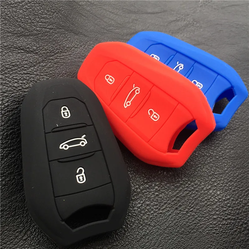 Buy Silicone Car Key Cover Case For Peugeot 508 301