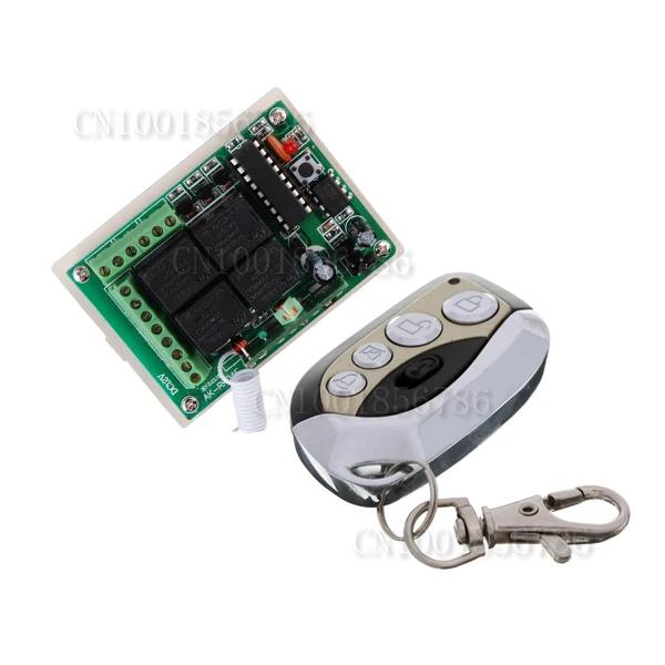 

New Product DC 12V 10A 4CH RF Wireless Remote Control Switch Systems With controller Working Way Outputis Adjustable
