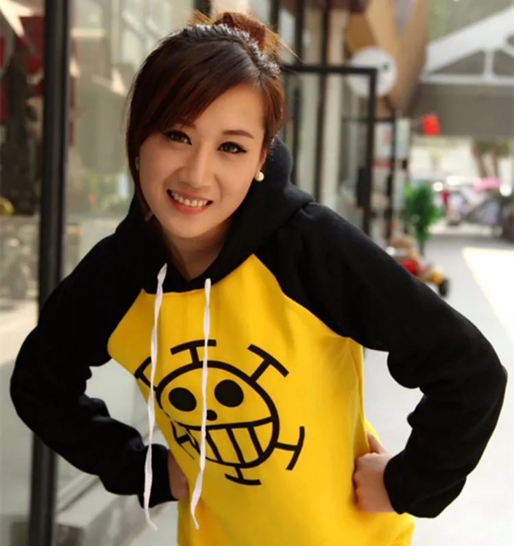 Trafalgar Law Hoodie Sweatshirt Anime Pullover Jumper Cosplay Costume ZG