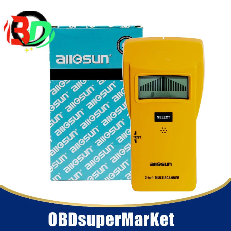 

all sun TS79 Stud/metal/AC Detector 3 in 1 Multiscanner Detector Home Tester Voltage MetalSensor Finding Hidden Metallic Objec