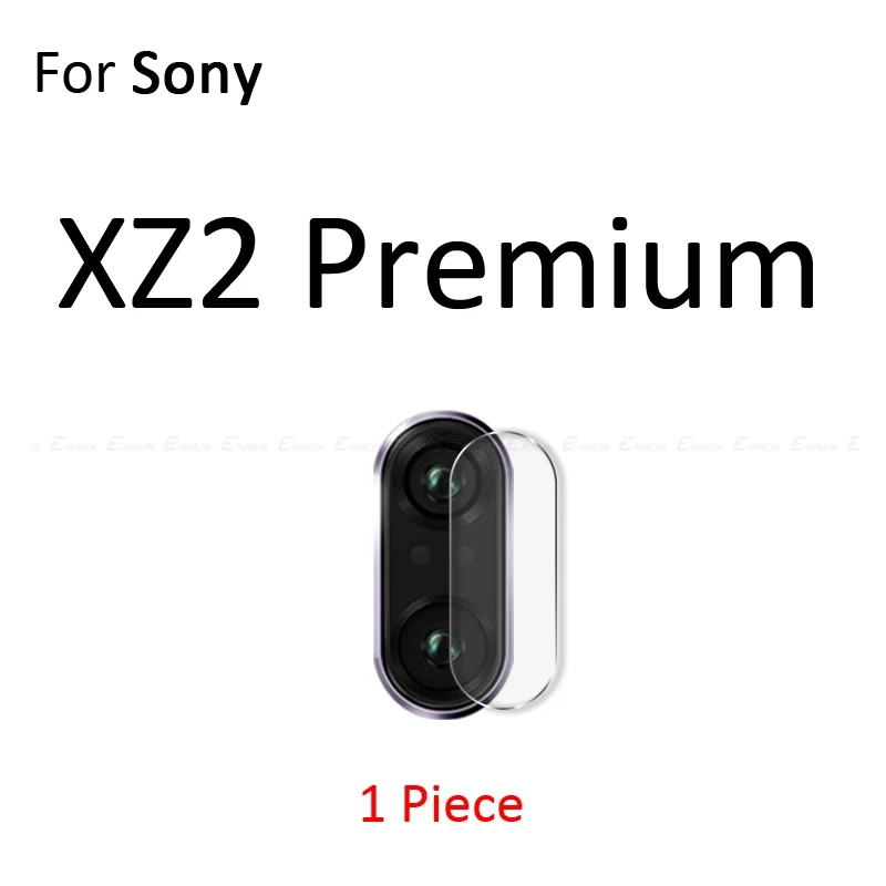 Задняя Защитная пленка для объектива камеры из закаленного стекла для sony Xperia 1 5 10 XA2 Plus Ultra XZ3 XZ2 Premium Compact L2 - Цвет: For XZ2 Premium
