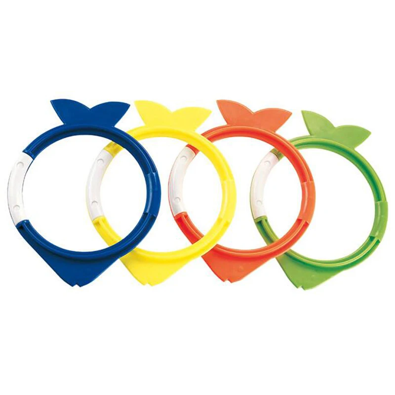 Наружное погружение кольцо игрушка для плавательного бассейна инструмент для ребенка 4 в 1 Набор для плавания занятия водными играми Спорт Дайвинг пляж летняя игрушка