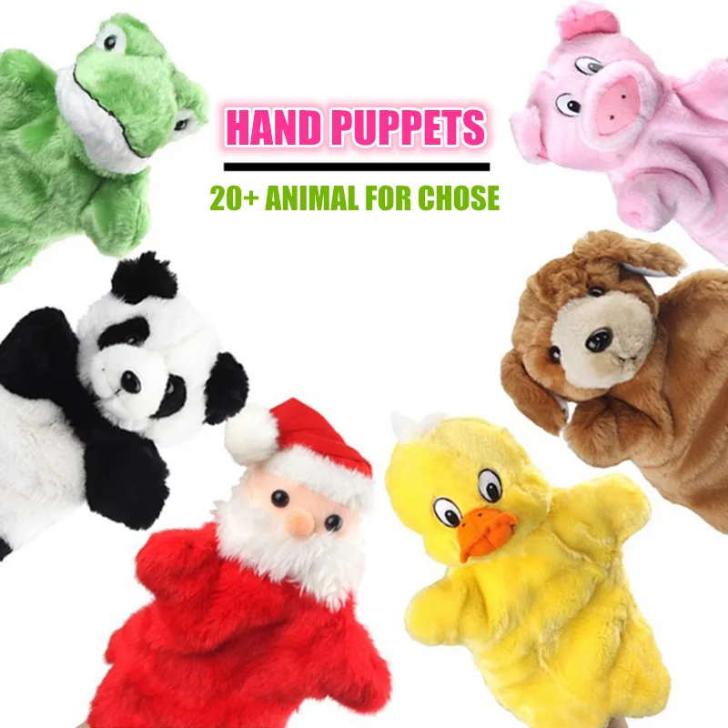 Animal Hand Puppets Hand Dolls Children Soft Puppet Dolls Toy For Children Brinquedo Marionetes Fantoche Educational Toys