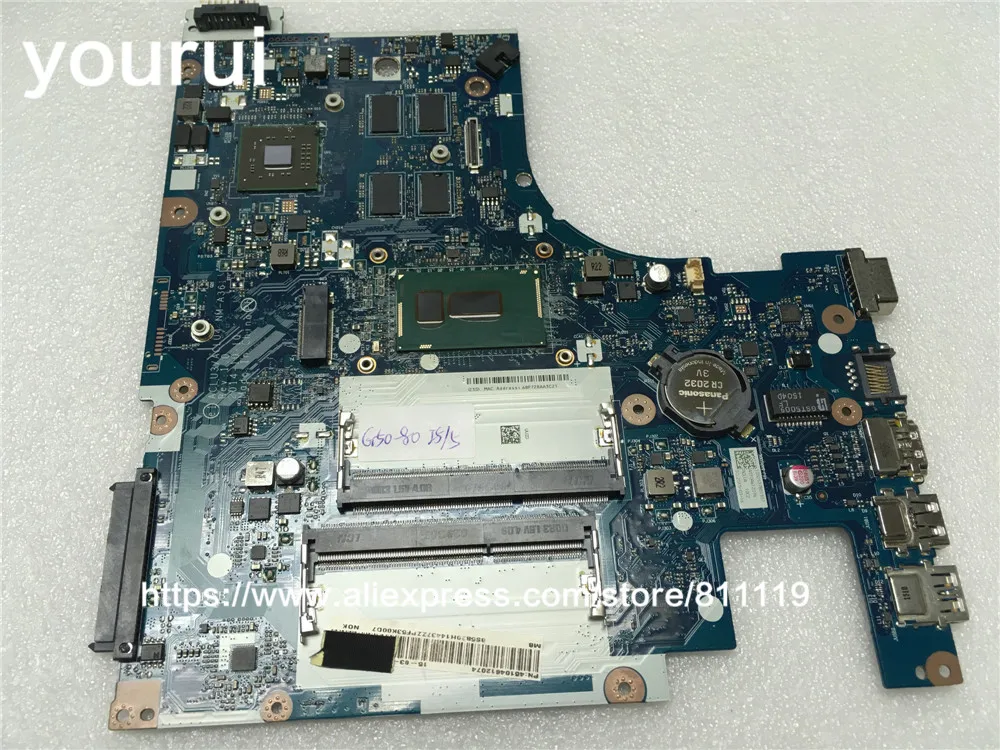 Материнская плата yourui ACLU3 для ноутбука lenovo с диагональю 15 6 дюйма | Компьютеры и