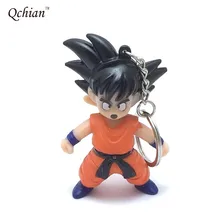 Аниме DRAGON BALL Z Son Goku брелок свет и звук Kakarotto брелки светодиодные подвесные игрушки для детей