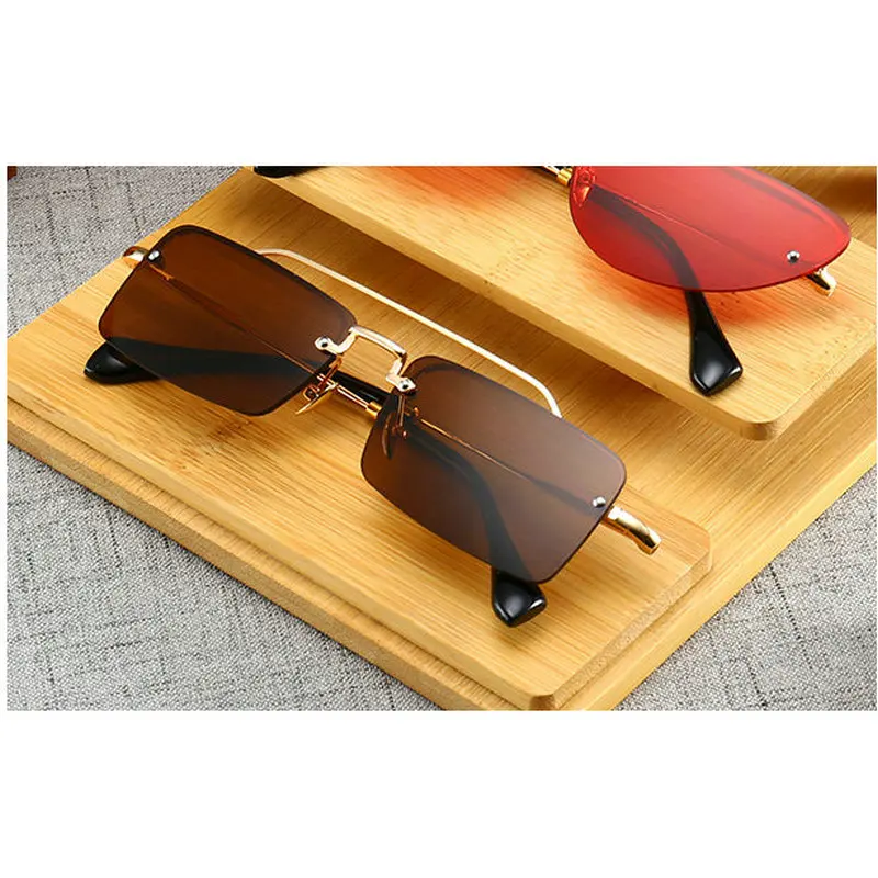 square mirror sunglasses women Sun Glasses ladies metal frame brand designer eyewear shades new