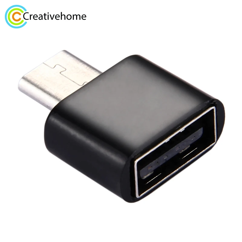 

Plastic USB Type-C Male to USB 2.0 Female OTG Data Transmission Charging Adapter For Galaxy S8 & S8 + / LG G6 / Huawei P10