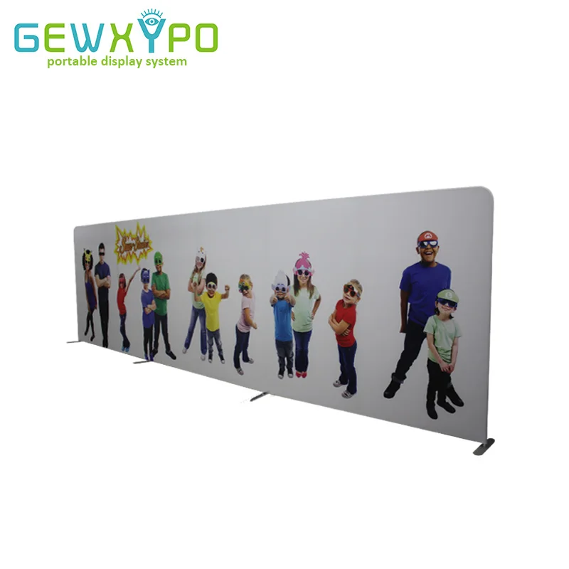 Trade Show Booth Premium 23ft 8ft Straight Tension Fabric Banner