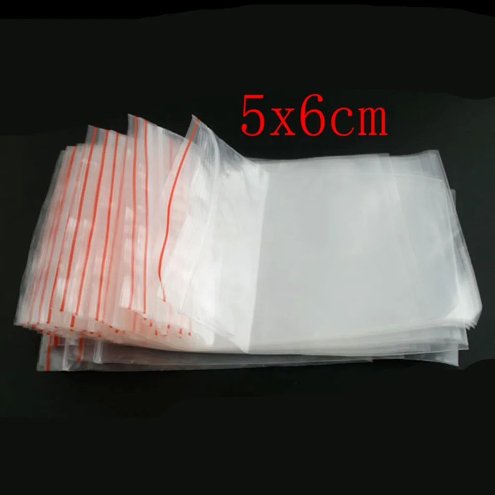

DoreenBeads 55PCs Transparent (Useable Space:6cm x 5cm) Zip Lock Plastic Bags 7cm x5cm(2 6/8" x2") 2015 new