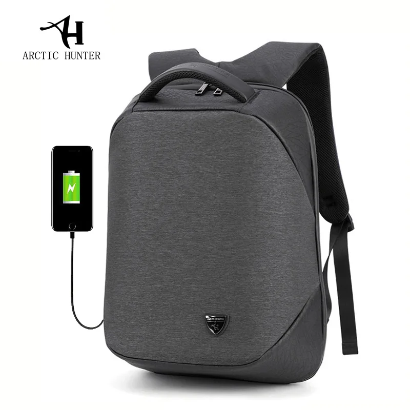 

ARCTIC 2018 New arrival HUNTER Men Multifunctional Business Computer Backpack Travel Shoulder Bag USB Charging Men's Bag