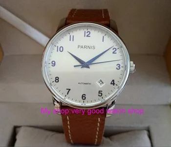 

38mm Parnis Sapphire Crystal Japanese 21 jewels Automatic Self-Wind Movement Mechanical watches 5Bar Men's watches 227AA