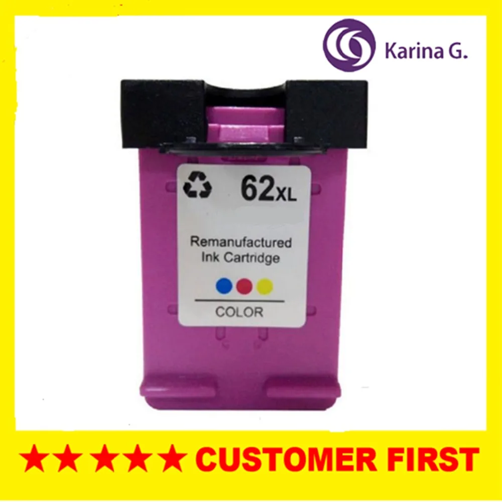1PK For HP62 Ink Cartridge For HP 62 For HP Envy 5640 5660 7640 5540 5544