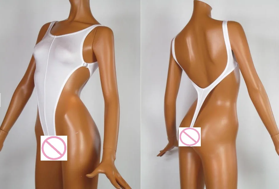 white thong swimming costume