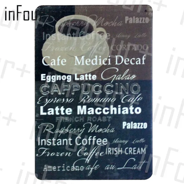 0392 Lekkere Koffeei кафе металлическая винтажная декоративная металлическая вывеска жестяная вывеска металлический плакат металлическая пластина домашнее украшение для паба винтажные плакаты - Цвет: 0392