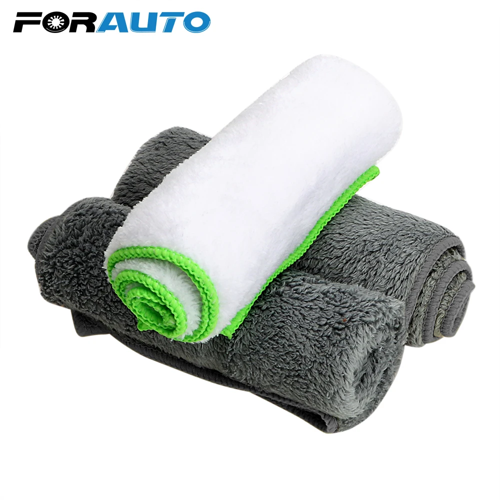 

FORAUTO Car Wash Towel Ultra Soft Microfiber Cloth Auto Care Detailing Cleaning Tool for Car Wax Polish Car-styling Accessories
