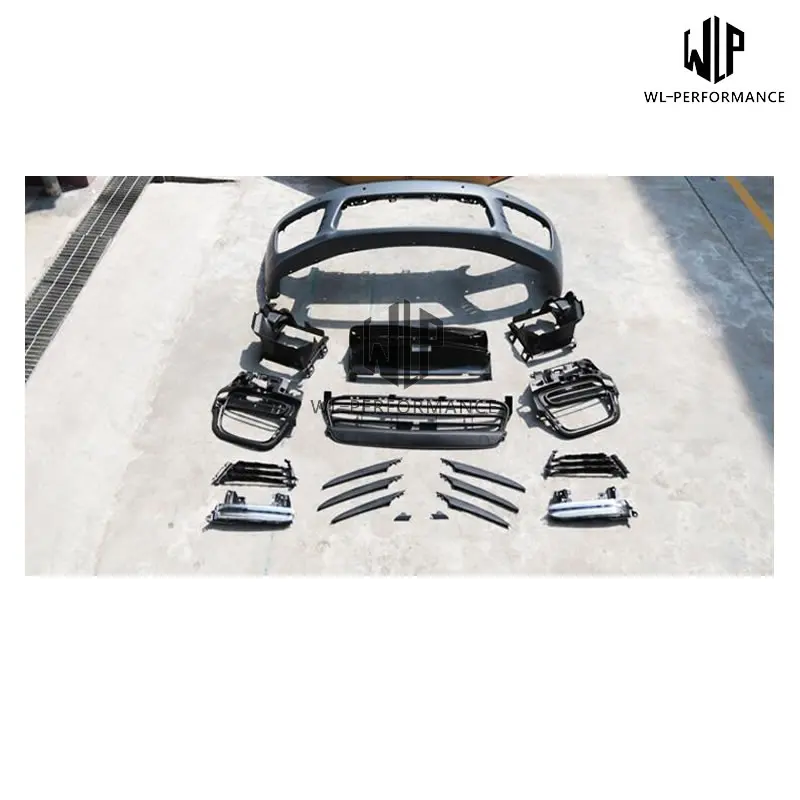 Турбо стиль PP материалы комплект кузова автомобиля передний бампер для Porsche Panamera