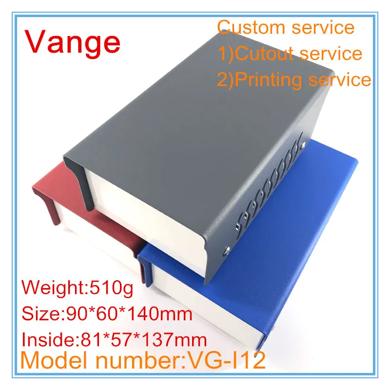 

1pcs/lot smart sheet metal box 90*60*140mm iron project box enclosure diy three color available for electronic control device