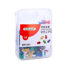 Художественная цветная Кнопка thumbtack пробковая доска гвозди доска для сообщений художественный дизайнер 300 шт