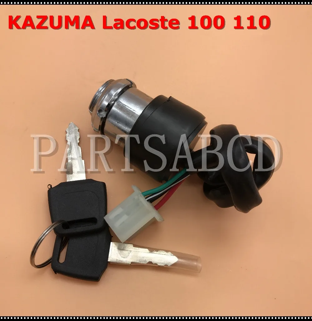 4 провода ключ зажигания перключатель ASSY для KAZUMA Lacoste 100cc 110cc ATV C100B-8301110