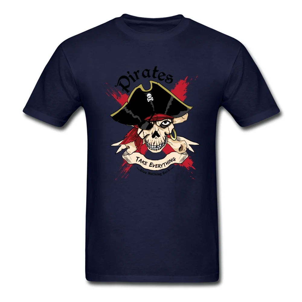 Family PIRATE Normal Short Sleeve T Shirt Lovers Day O-Neck Cotton Fabric Tops T Shirt for Boys T Shirt Casual PIRATE navy