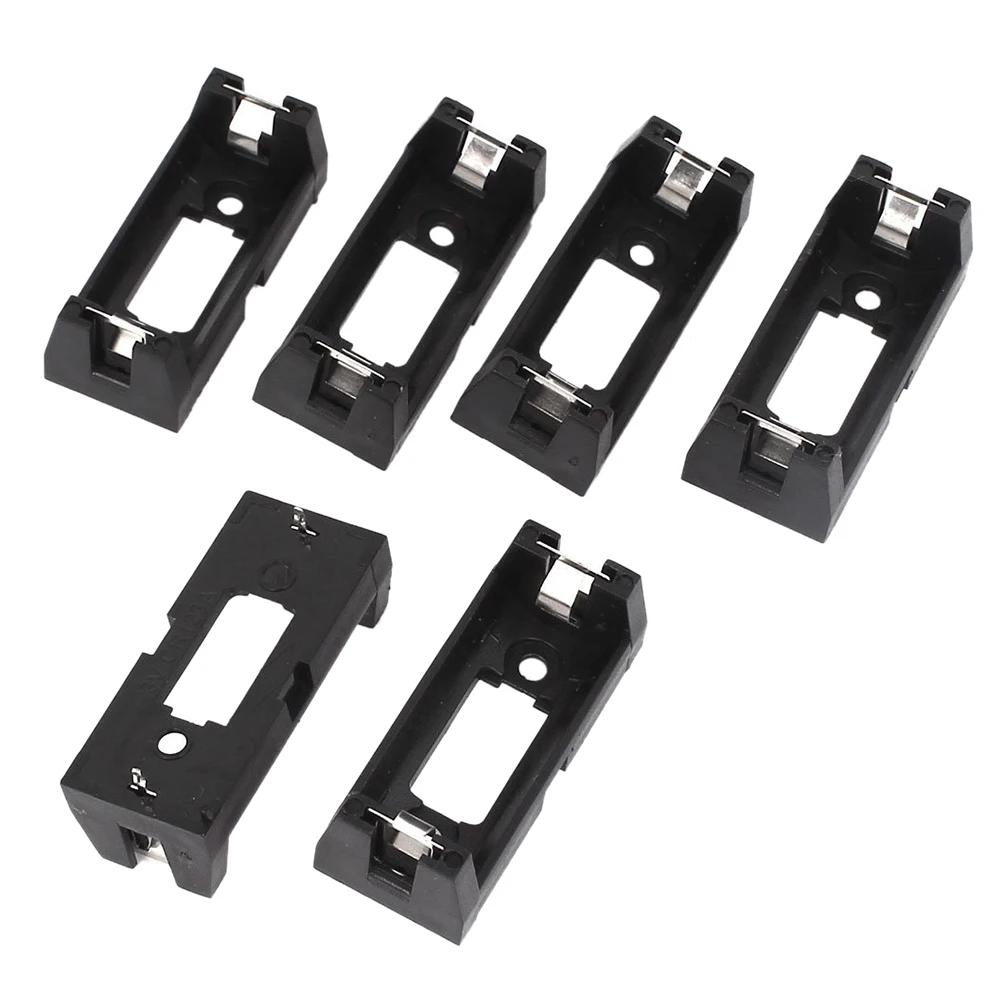 6 шт. открытый каркас сухой батареи держатель 2 иглы для 1x3 V CR123A перезаряжаемые |
