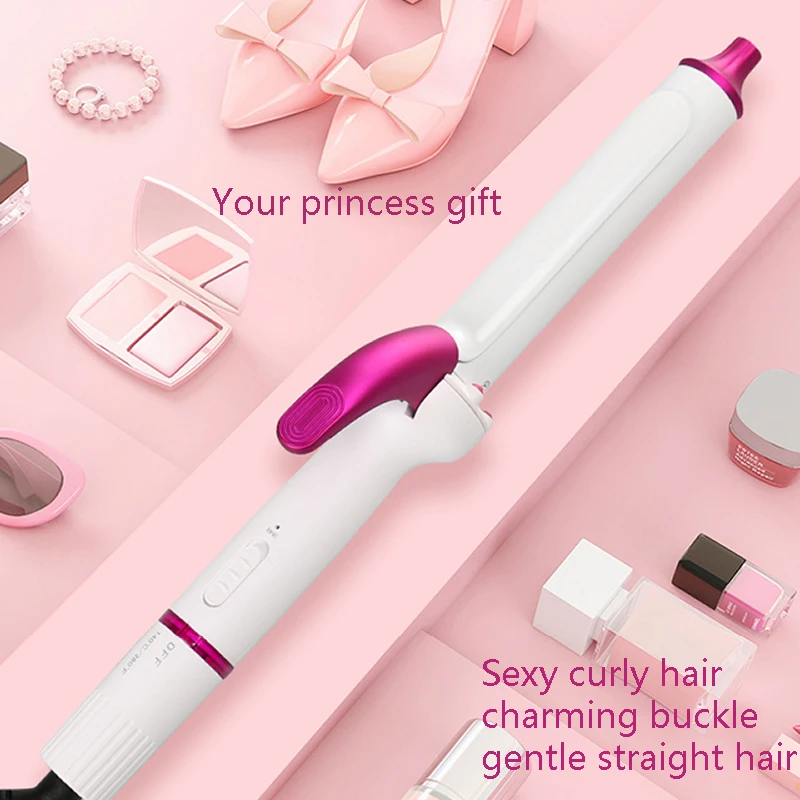 

2019 NEW Curling Iron Hair Curler Wand Curl Magic Hair Curling Iron Salon Tools Titanium Auto Hair Curlers Hair Styling Tools