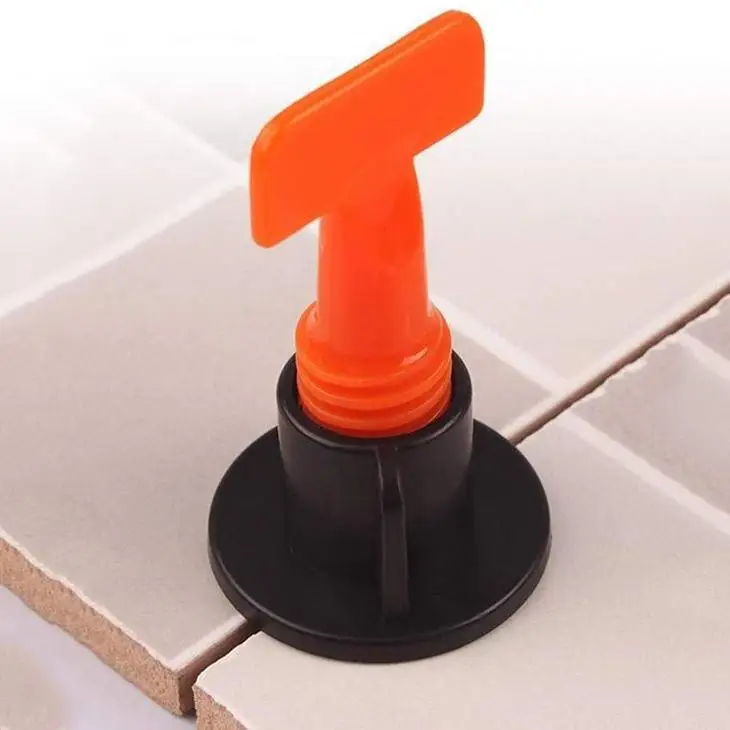 50 Pcs/ Pack Reusable Anti-Lippage Tile Leveling System Flooring Wall Tile Leveling System Level Wedges Tile Spacers