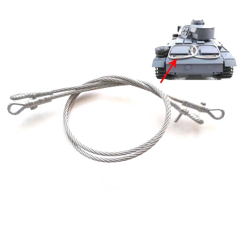 

Mato Metal Towing Cable For 1/16 1:16 RC Panzer III Tank Metal Upgraded Parts