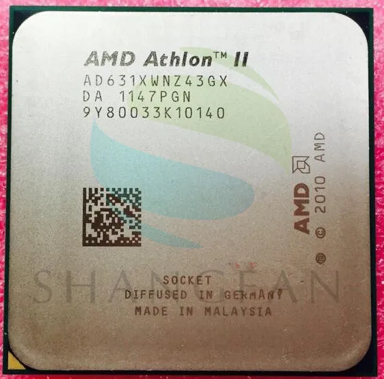 

AMD Athlon X4 631 2.6GHz 100W Quad-Core CPU Processor AD631XWNZ43GX Socket FM1/ 905pin