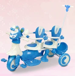 Children Twins Tricycle Baby Double Stroller Bicycle Child Tricycle Three Wheels Trolley Infant Double Strollers Twin Babies 1~6 Children Twins Tricycle Baby Double Stroller Bicycle Child Tricycle Three Wheels Trolley Infant Double Strollers Twin Babies 1~6