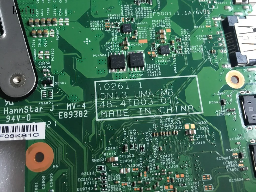 KEFU для Dell Vostro 3350 материнская плата ноутбука PGA989 HM67 DDR3 CN 0MNYNP 48.4ID03. 011 тест