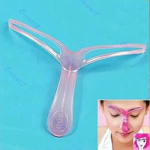 Korea Eyebrow Stencils Eye Shaping Brow guide Template Kit Makeup DIY Tool