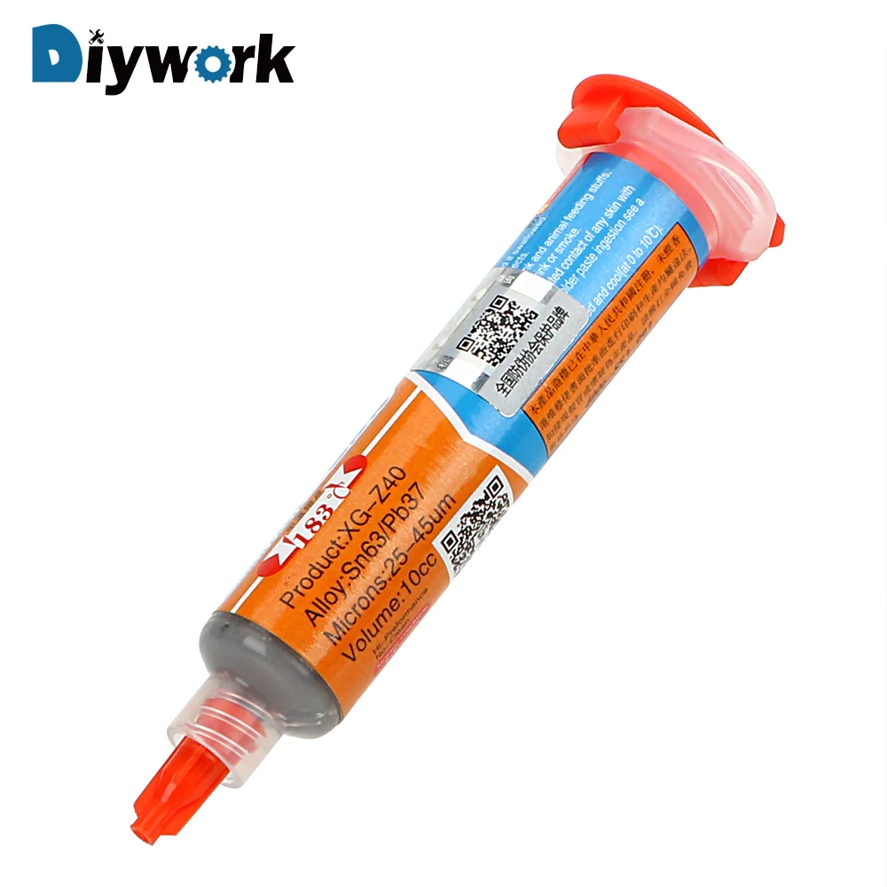 DIYWORK 10cc Repair Rework Syringe Solder Paste BGA Flux Tin Cream