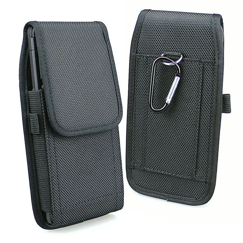 

Nylon Vertical Holster Pouch Case with Belt Loop For Honor 8X - Fit with a Thin Case