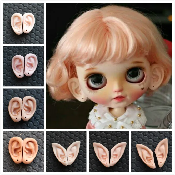 Blyth Кукла Серьги человеческие уши и эльфийские уши