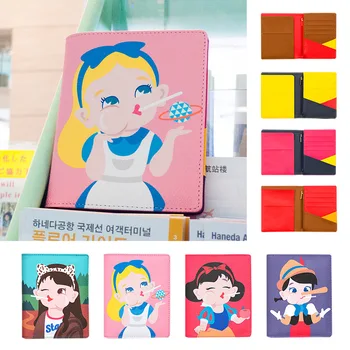 

Lollipop Cute Adorable Sister Multifunctional Passport Holder PU leather Passport Cover Tickets Credit Card Money Wholesale