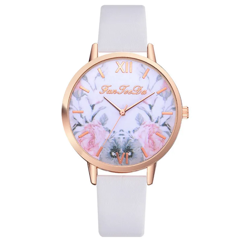 2018 Montre Femme Top Brand Luxury Women Watches leather band watch Analog Quartz Wrist Watch Clock relogio feminino J13#N (3)