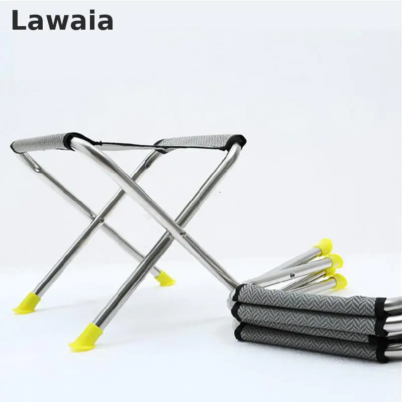 Lawaia أضعاف الصيد كرسي الفولاذ المقاوم للصدأ مقعد محمول أداة خارجية مقعد الكراسي الحاملة كرسي تخييم قابل للطي مخيم البراز Lawaia أضعاف الصيد كرسي الفولاذ المقاوم للصدأ مقعد محمول أداة خارجية مقعد الكراسي الحاملة كرسي تخييم قابل للطي مخيم البراز