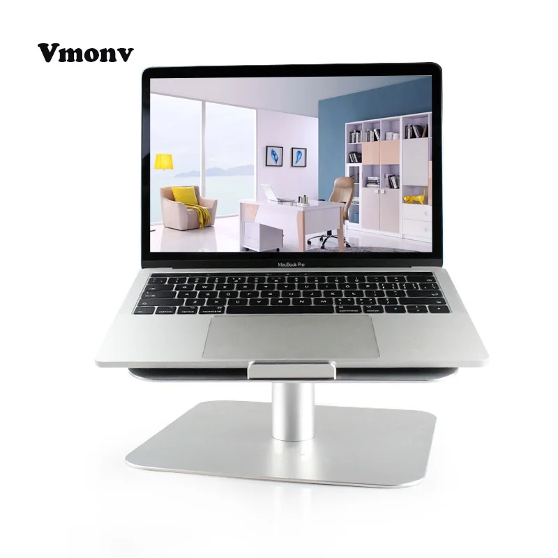 Beste Vmonv Aluminium Tablet Laptop Houder Stand voor Macbook Air Pro Retina 11 12 13 15 inch Notebook Laptop Cooling Pad stand voor IPAD