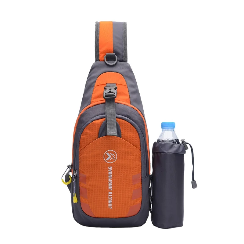 

Crossbody Bags Sling Bag Chest Shoulder Backpack Bottle Holder Tablet Outdoor Hiking Workout Sports Bag