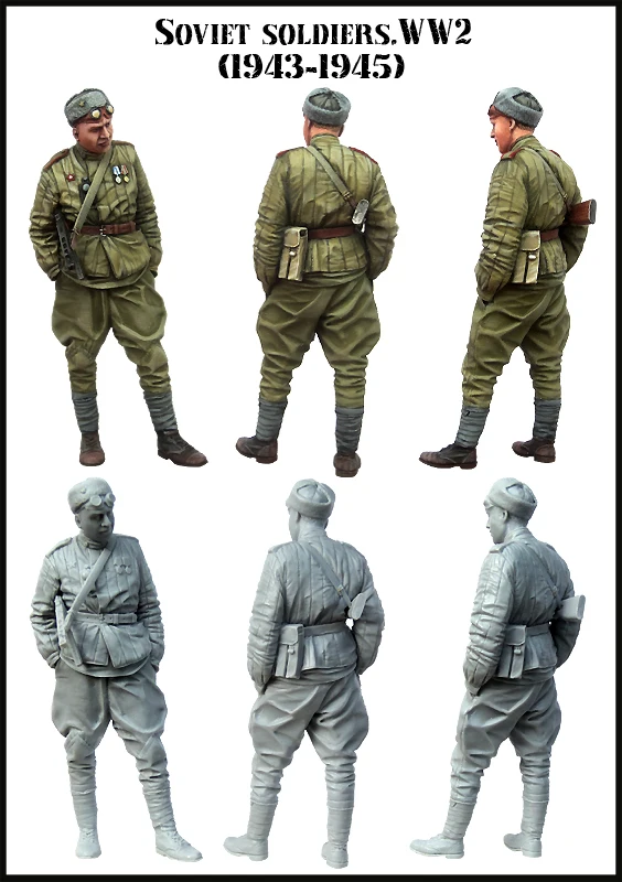 

[tuskmodel] 1 35 scale resin model figures kit E152
