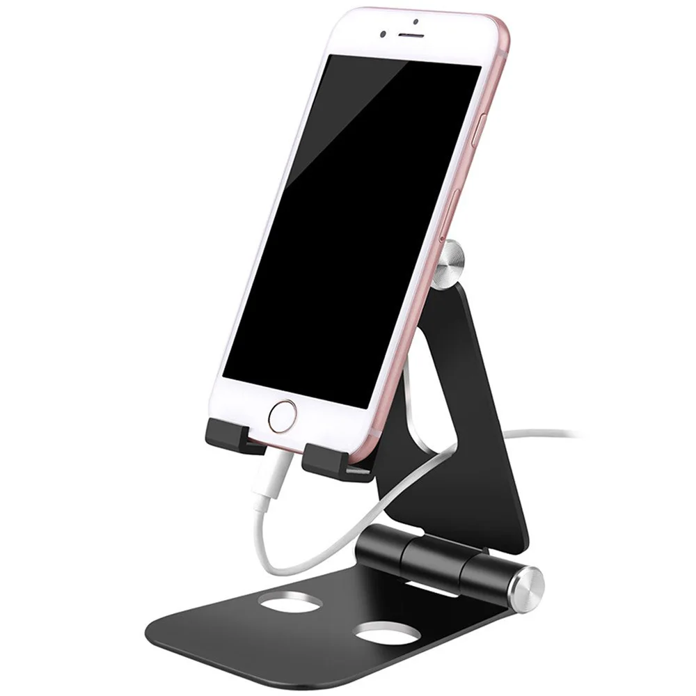 

Foldable & Rotatable Metal Aluminum Alloy Phone Holder Universal Tablet Holder Stand Mount Support Display Table Holder Suporte