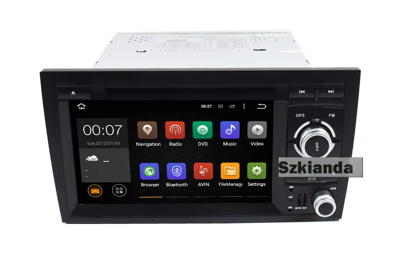 Flash Deal 2017 NEW 2Din Car DVD Android 6.0 for Audi A4 Android 2002-2008 year with Wifi 4G GPS Bluetooth Radio RDS USB SD Free 8GB Map 1
