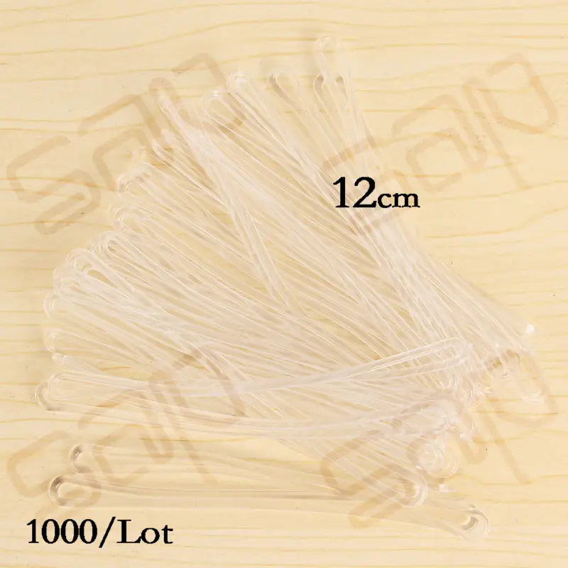 

SAP accessories travel flexible 5"/12cm suitcase clear plastic straps LOT 1000 for Laminated Luggage Tags