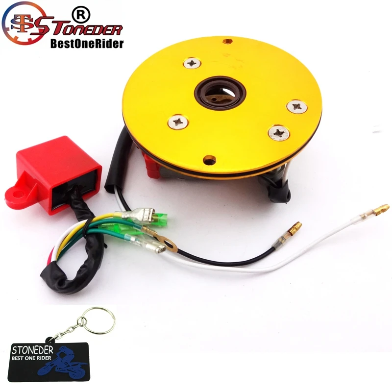 

STONEDER Racing Magneto Stator Rotor Ignition CDI Box For 110cc 125cc 140cc Engine Chinese Lifan YX Pit Dirt Bike Motorcycle