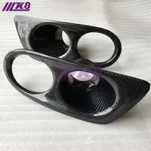 Carbon Fiber Front Fog Light Cover For BMW E46