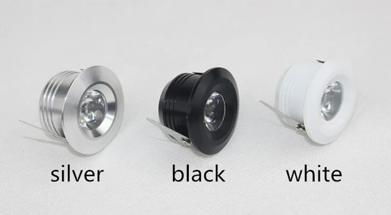 

10pcs/lot 1w Mini LED Downlight Cabinet Light Small Ceiling Lamp Bulb New