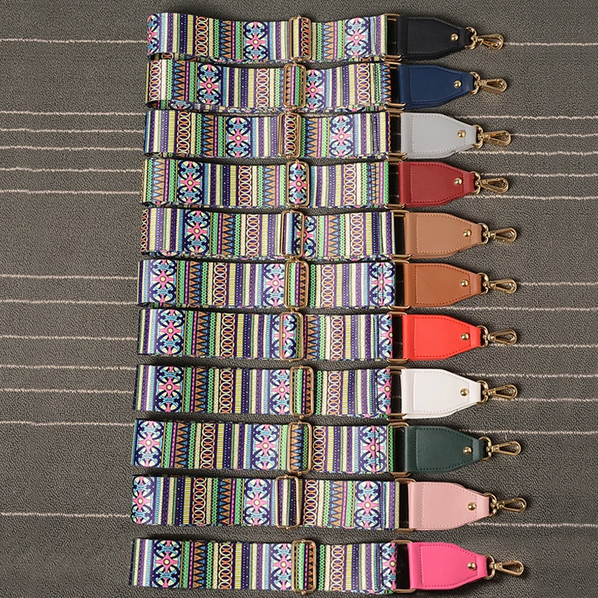 

4 Metal Colors! DIY 140cm Adjustable Replacement Shoulder Bag Strap for Handbags, Fashion Colorful 5cm Wide Bags Straps Belts