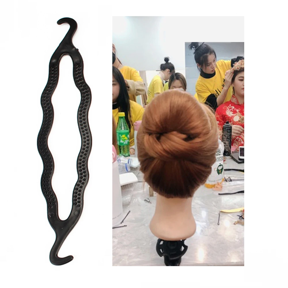 

Women Hair Braid Accessories For Hairdressing Magic Hair Plate Braider Twist Styling Clip Stick Bun Maker Tool
