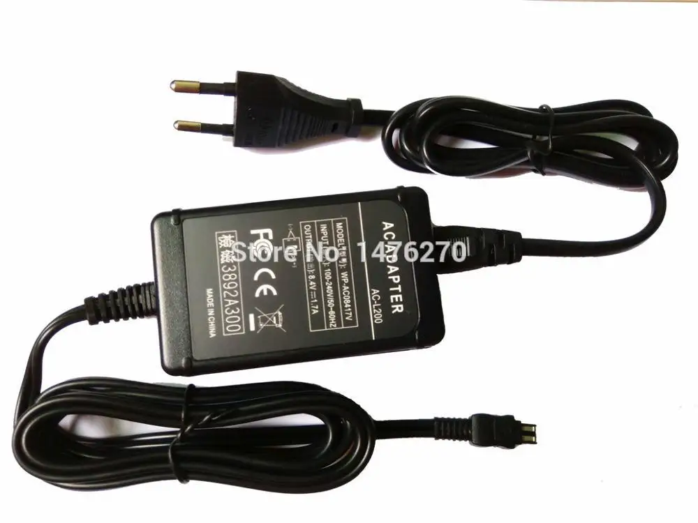 AC L200 L200B L200C L200D адаптер питания для Sony DCR UX5 UX7 HDR XR100 PXW X70 NEX VG20 VG30 VG900 DVD7|camcorder adapter|supply